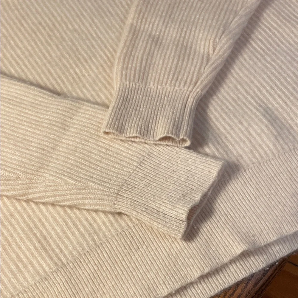 J. Crew Cashmere Crewneck Sweater - Cream - Picture 5 of 6